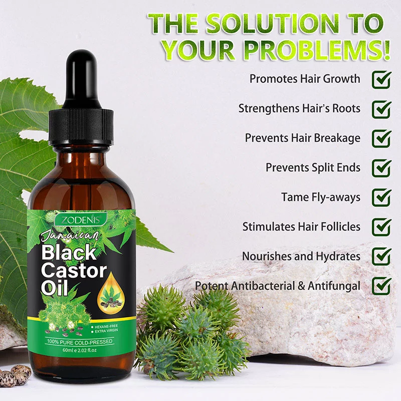 Castor hair oil