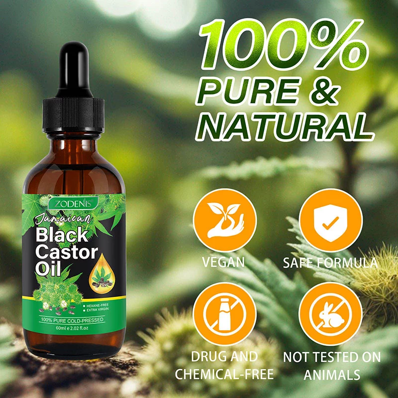 Castor hair oil