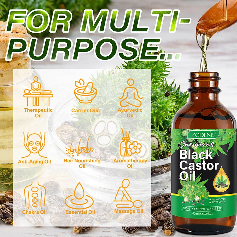 Castor hair oil