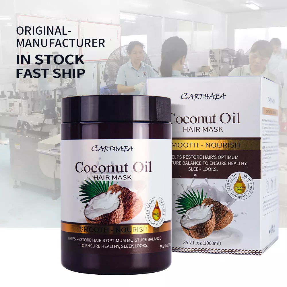 Coconut oil hair mask