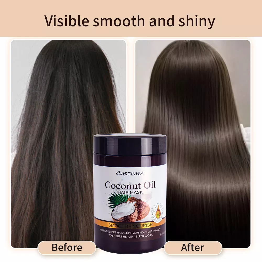 Coconut oil hair mask