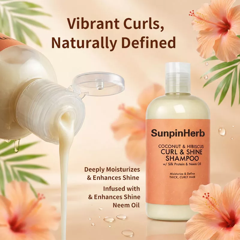 Curl-defining cream shampoo