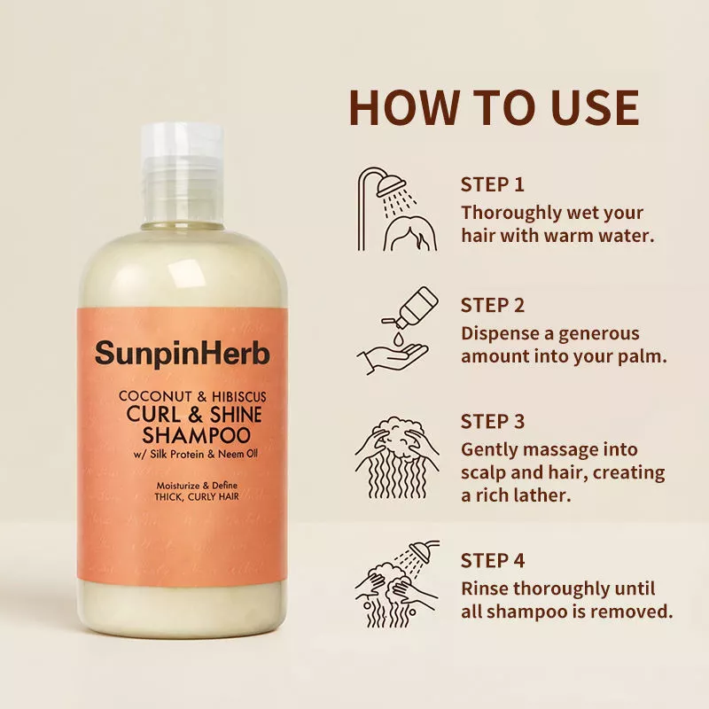 Curl-defining cream shampoo