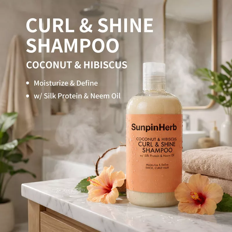 Curl-defining cream shampoo