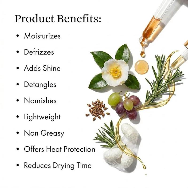 Fine hair lightweight oil