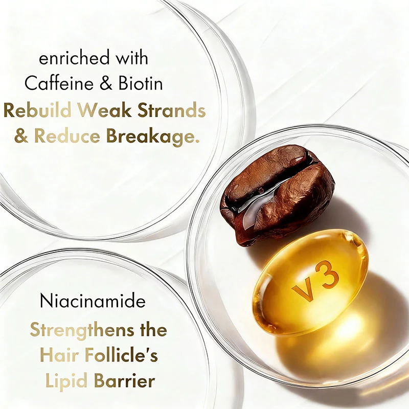 Follicle-stimulating caffeine shampoo