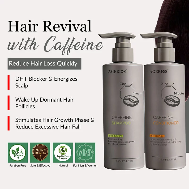 Follicle-stimulating caffeine shampoo