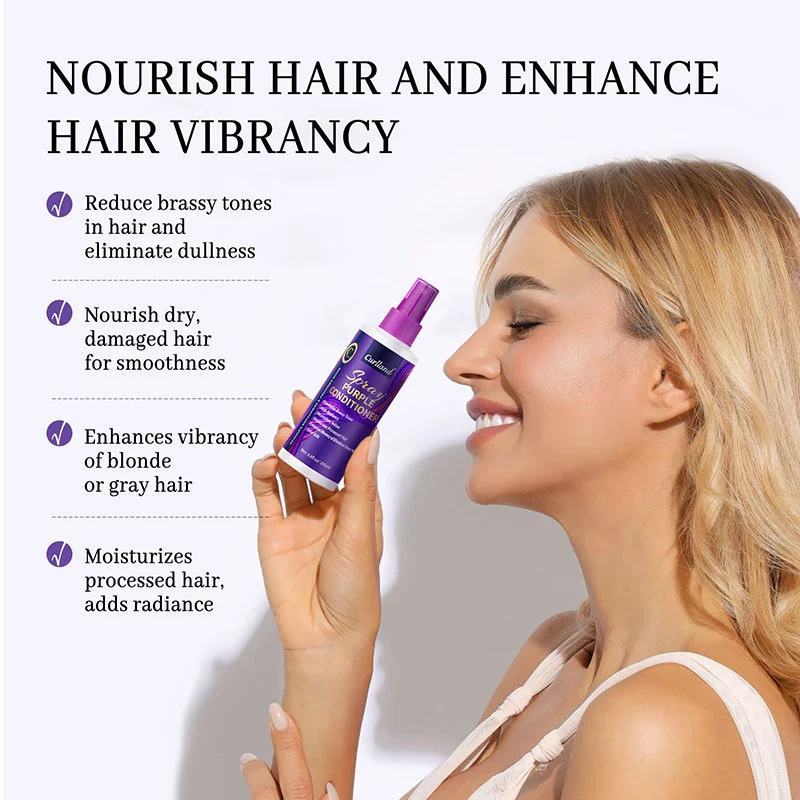 Gray hair softening conditioner