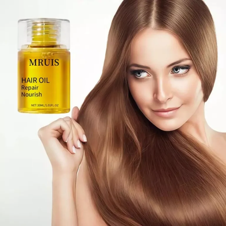 High-shine glossing hair oil