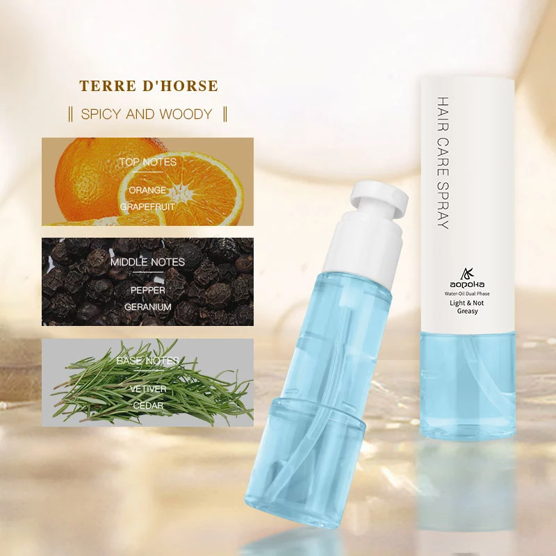 Lightweight hair oil mist