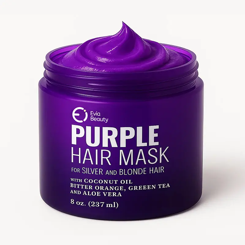 Purple toning hair mask