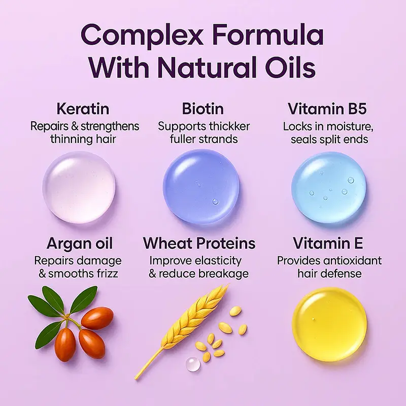 Purple toning hair mask
