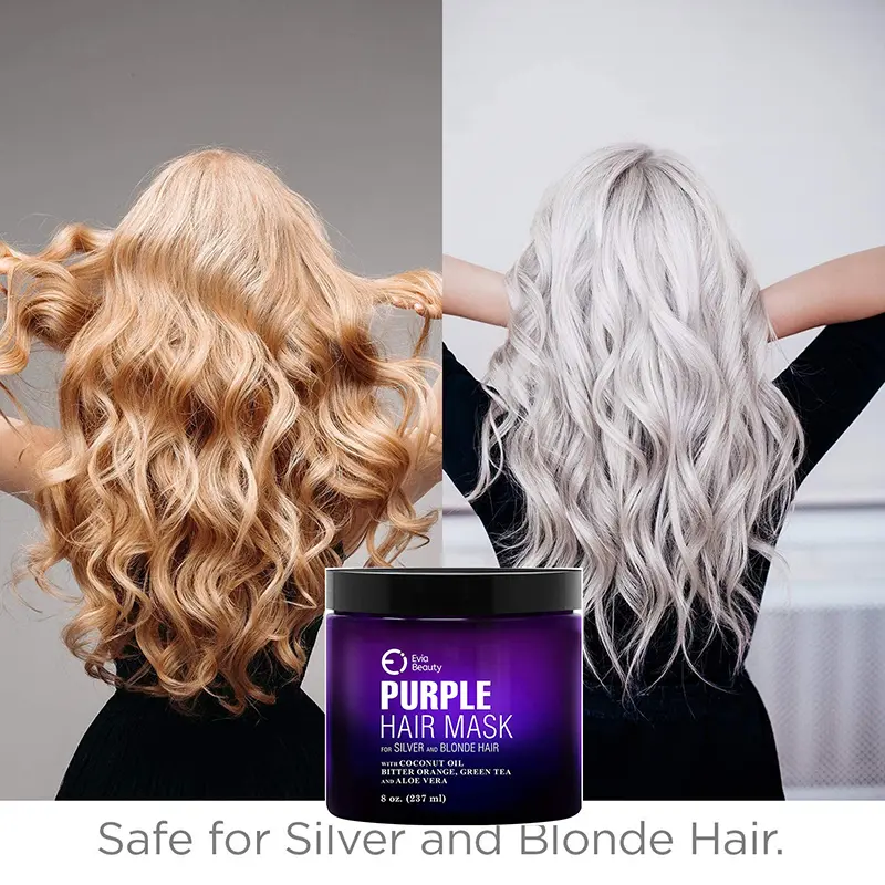 Purple toning hair mask