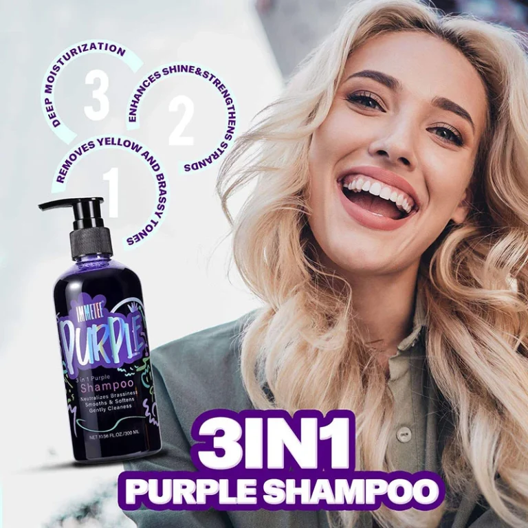 Purple toning shampoo