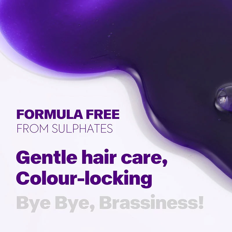 Purple toning shampoo