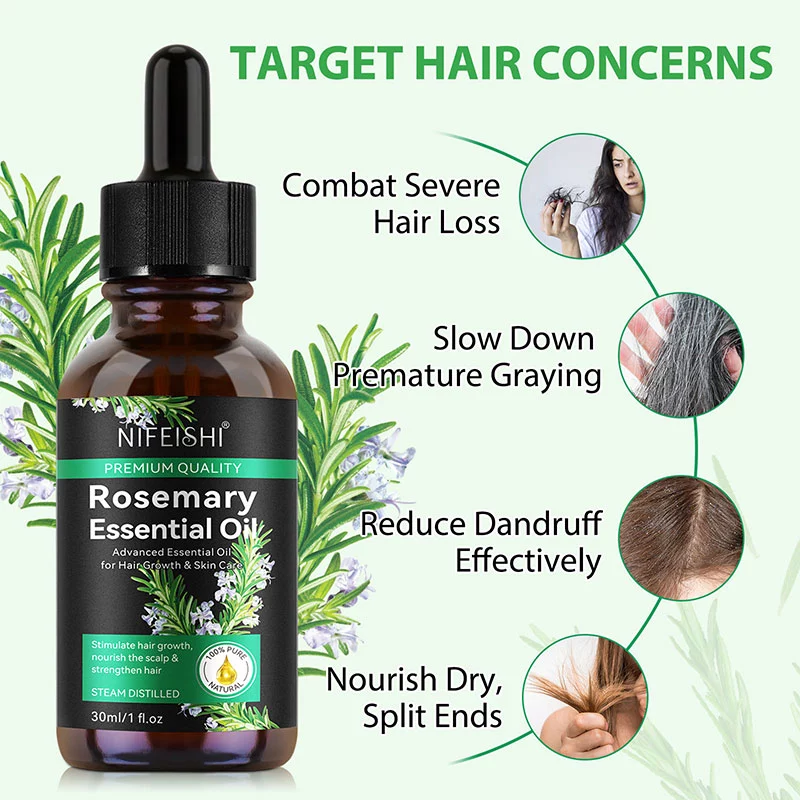 Rosemary scalp oil