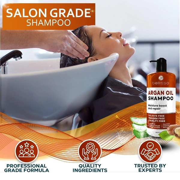 Salon-grade sulfate-free moisturizing shampoo