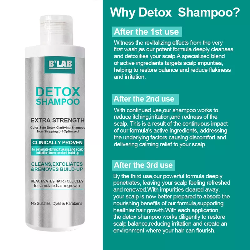 Scalp detox shampoo
