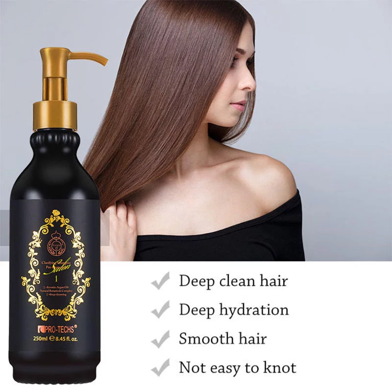 Silicone-free clarifying shampoo