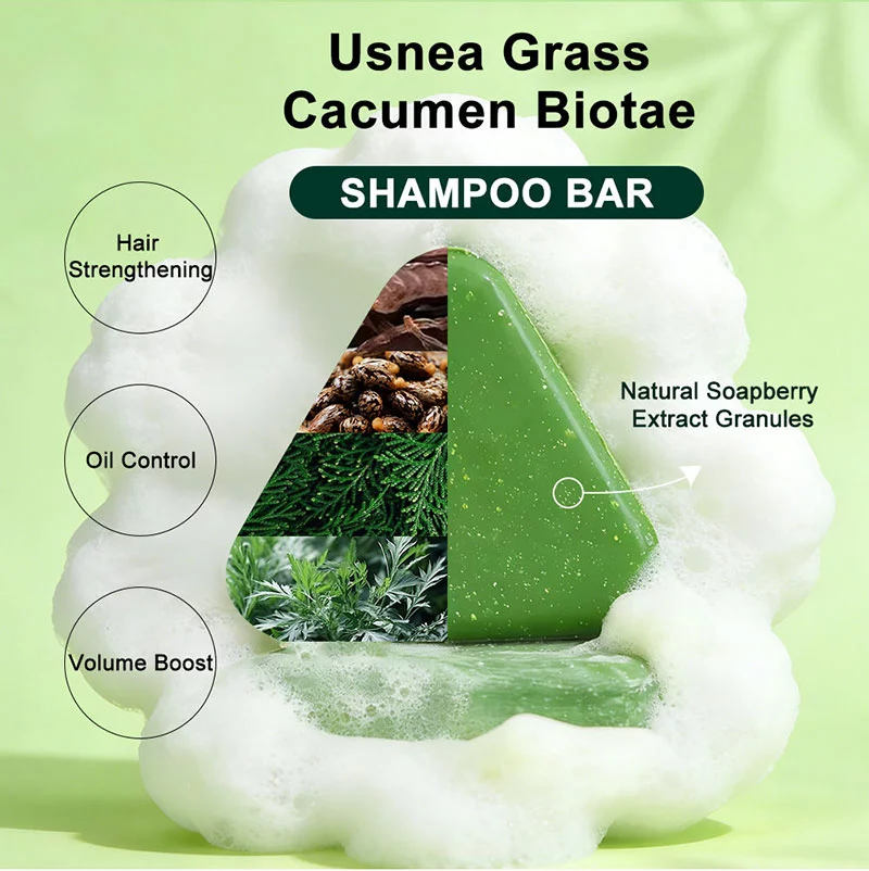 Solid shampoo bar