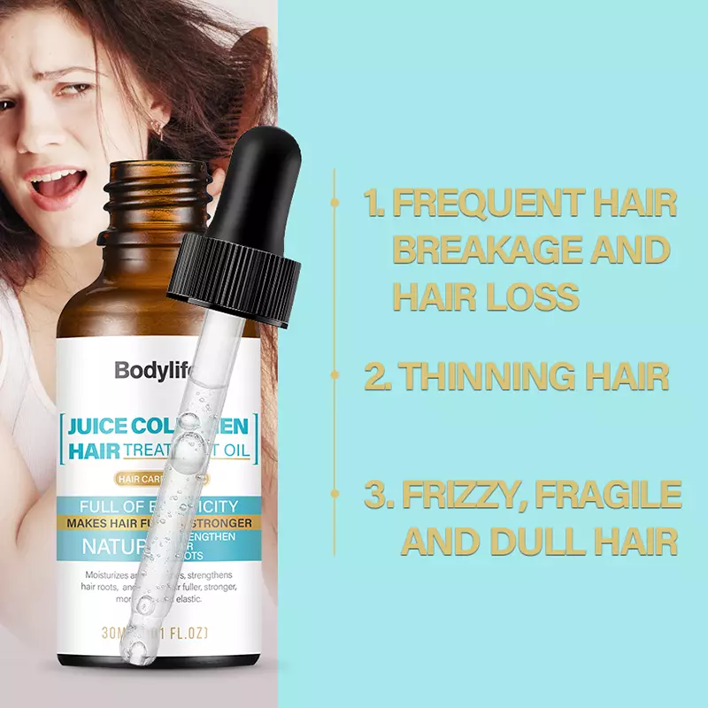 Split end mending oil