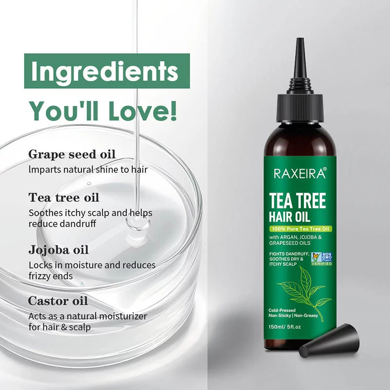 Tea tree scalp oil